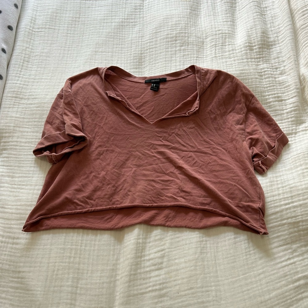 Crop Top - Blush Pink